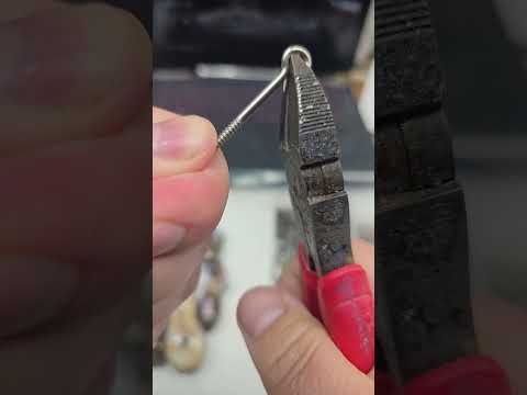 How to bend screw eyes